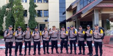Biro SDM Polda Sulsel Utus 37 Personel BKO Pam TPS Pilkada 2024