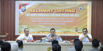 Biro SDM Polda Sulsel Menerima Tim Audit Kinerja Tahap 1 TA. 2025