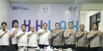 Dukung Ketahanan Pangan, Polda Sulsel Silaturahmi Ke PTPN 1 Regional 8 Makassar