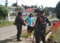 Patroli Siang dan Sambang Warga, Personel Pos Pam Mancani Jaga Kamtibmas