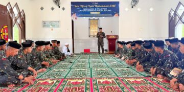 Batalyon D Pelopor Brimob Polda Sulsel Gelar Peringatan Isra Mi’raj Nabi Muhammad SAW 1447 H di Mako Yon D Pelopor