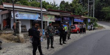PATROLI PERSONIL BATALYON D PELOPOR PASCA UNJUK RASA DAN PENUTUPAN JALAN DI JEMBATAN BALI ASE BERLANGSUNG AMAN DAN KONDUSIF