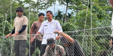 Hari ke-42, Brimob Sulsel tuntaskan penguatan jembatan gantung Salusule