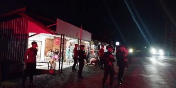 Patroli Cipta Kondisi Pasca Konflik di Kecamatan Bua, Personel Kompi 3 Batalyon D Pelopor Diterjunkan