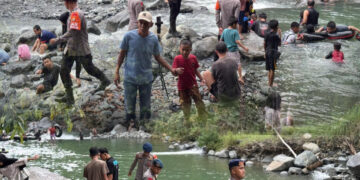 Lebaran Berkesan dan Aman: Personel Kompi 3 Bua Intensifkan Patroli SAR di Wisata Alam Wai Tiddo