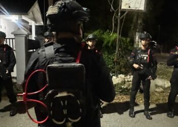 Patroli Cipta Kondisi, Personel Batalyon D Pelopor Jaga Kamtibmas di Wilayah Mancani Kota Palopo