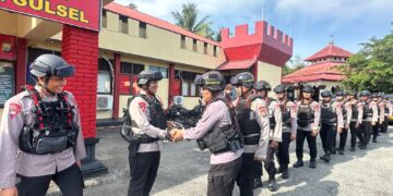 Halal Bihalal Personel Batalyon D Pelopor Satuan Brimob Polda Sulsel Pererat Kebersamaan