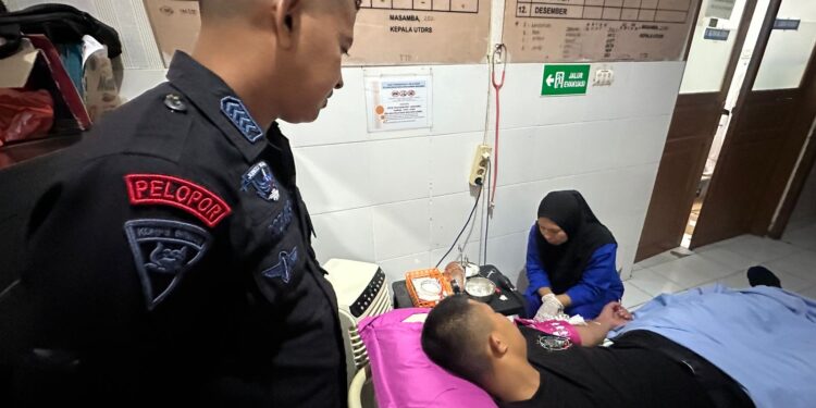 Donor Darah Personel Batalyon D Pelopor, Wujud Kepedulian untuk Keluarga Besar Brimob