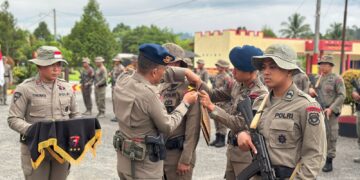Batalyon D Pelopor Laksanakan Upacara Pembukaan Latihan Pemeliharaan dan Peningkatan Kemampuan Menembak T.A 2026