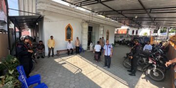 Personel Batalyon D Pelopor Laksanakan Pengamanan di Tempat Ibadah