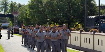 Semangat Pagi Personel Brimob Sulsel Jaga Kebugaran dan Kesiapsiagaan