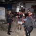 Patroli Cipta Kondisi, Personel Batalyon D Pelopor Posko Mancani Jaga Stabilitas Kamtibmas di Telluwanua