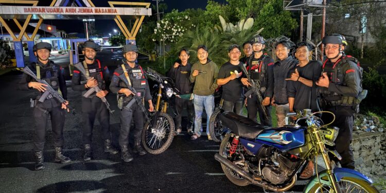 Patroli Kamtibmas Hadir di Tengah Masyarakat, Pastikan Kota Masamba Aman