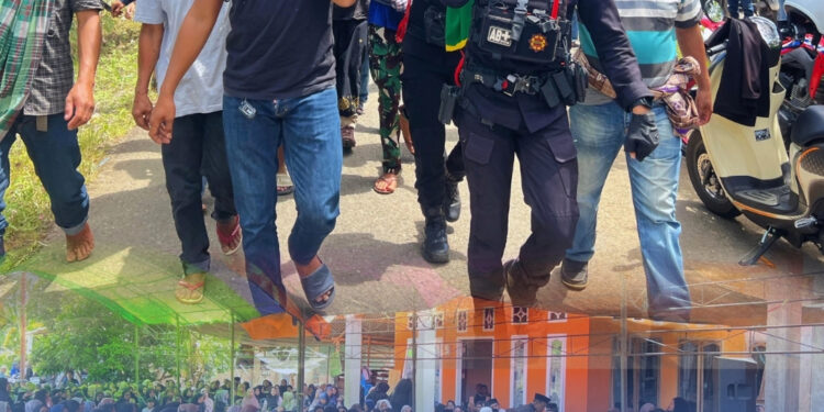 Wujud Kepedulian dan Solidaritas, Personel Batalyon D Pelopor Hadir di Rumah Duka