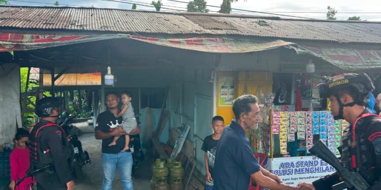Patroli Brimob Batalyon D Pelopor di Buntu Datu dan Batu Walenrang, Wujud Nyata Kehadiran Polri Menjaga Keamanan Masyarakat