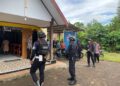Kompi 3 Batalyon D Pelopor Laksanakan Patroli Harkamtibmas di Gereja Toraja Tiromanda