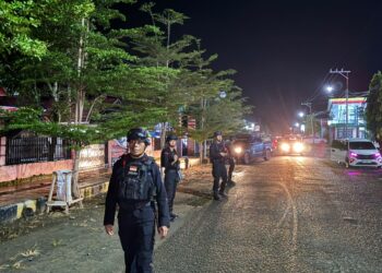 Kompi 3 Batalyon D Pelopor Tingkatkan Patroli Harkamtibmas di Wilayah Kecamatan Bua Kabupaten Luwu