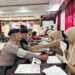 Personel Batalyon D Pelopor Ikuti Donor Darah Sambut HUT Bhayangkara ke-80