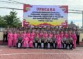 PERSONEL BATALYON D PELOPOR IKUTI UPACARA KENAIKAN PANGKAT DI POLRES LUWU UTARA