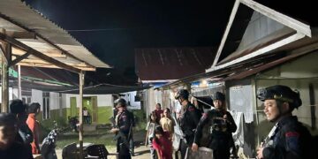 Patroli Harkamtibmas dan Sambang Warga Pasca Konflik Kelompok, Brimob Perkuat Keamanan di Buntu Datu dan Batu Walenrang