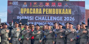 Phinisi challenge 2026: Personel Batalyon D Pelopor Mengikuti upacara pembukaan Phinisi challenge 2026