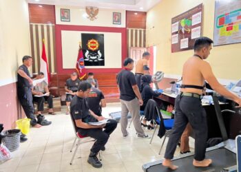 Personel Batalyon D Pelopor Jalani Pemeriksaan Kesehatan Berkala untuk Dukung Kesiapan Tugas