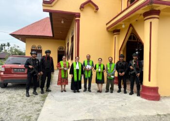 Brimob Hadir Jaga Kedamaian, Patroli Gereja Berikan Rasa Aman bagi Jemaat
