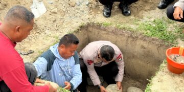 Peletakan Batu Pertama Kantor Subden Composite Detasemen Gegana Satbrimob Polda Sulsel