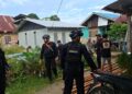 Brimob hadir menjaga kondusivitas, Personel Batalyon D Pelopor laksanakan patroli kamtibmas di Buntu Datu