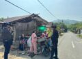 PERSONEL POS PENGAMANAN MANCANI BATALYON D PELOPOR LAKSANAKAN PATROLI DAN SAMBANG WARGA