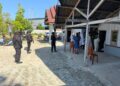 Personel Batalyon D Pelopor Patroli di Gereja, Ciptakan Rasa Aman bagi Umat yang Beribadah