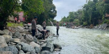 Patroli SAR Brimob di Wisata Wai Tiddo, Personel Kompi 3 Pastikan Keamanan Pengunjung