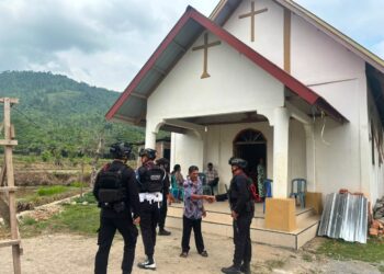 Patroli Gereja Jemaat Toraja Labokke, Wujud Komitmen Brimob Menjaga Keamanan Ibadah