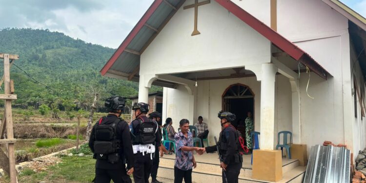 Patroli Gereja Jemaat Toraja Labokke, Wujud Komitmen Brimob Menjaga Keamanan Ibadah