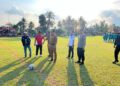 Danyon D Pelopor Hadiri Pembukaan Perlombaan HUT ke-81 Kemerdekaan RI di Lapangan Sepak Bola Baebunta