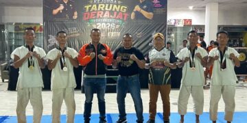 HARI KEDUA KEJURDA TARUNG DERAJAT ADHYAKSA CUP 2026, BINTARA REMAJA BRIMOB TAMPIL PENUH SEMANGAT