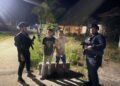 Malam Hari, Brimob Hadir Jaga Keamanan Warga Palopo