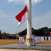 Personel Kompi 3 Batalyon D Pelopor Mengikuti Upacara Peringatan HUT Kemerdekaan Republik Indonesia