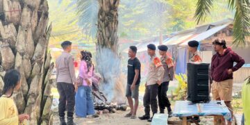 PATROLI SAR, PERSONEL BATALYON D PELOPOR PANTAU KESELAMATAN PENGUNJUNG DI PERMANDIAN SUNGAI SULILI