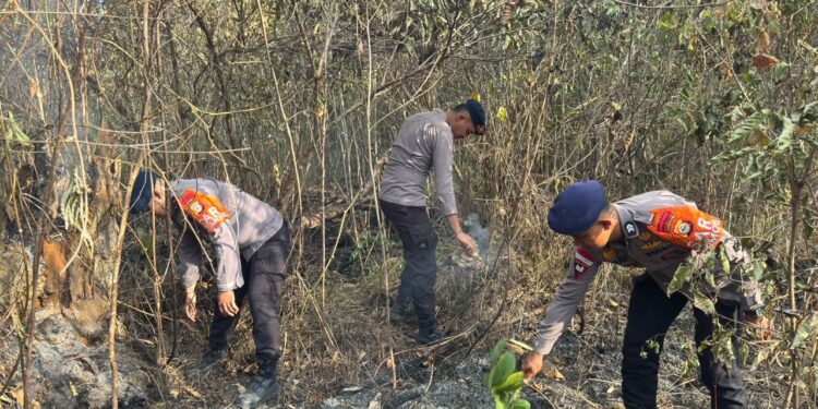 Quick Response Tim SAR Kompi 3 Batalyon D Pelopor dalam Penanganan Karhutla