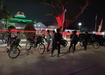 Malam Minggu, Batalyon D Pelopor Brimob Perkuat Patroli Harkamtibmas di Wilayah Masamba