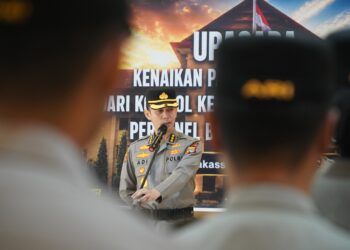 Kasubbagkhirdinlur Biro SDM Polda Sulsel Resmi Sandang Pangkat AKBP