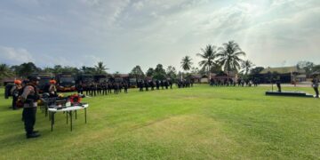 Apel Kesiapsiagaan Batalyon D Pelopor Brimob Polda Sulsel: Pastikan Kesiapan Personel Hadapi Tugas dan Antisipasi Karhutla