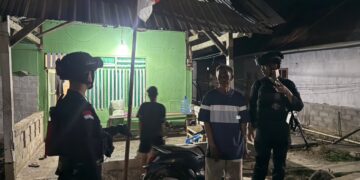 Patroli Malam, Batalyon D Pelopor Hadir Jaga Keamanan di Mancani