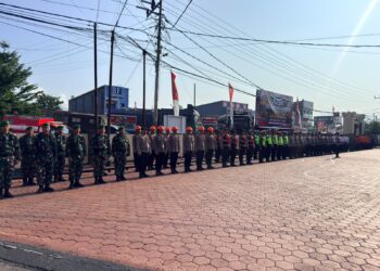 Personel Batalyon D Pelopor Ikuti Apel Kesiapsiagaan Karhutla di Polres Luwu Utara