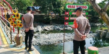Ciptakan Rasa Aman, Personel Kompi 3 Batalyon D Pelopor Laksanakan Patroli di Gereja