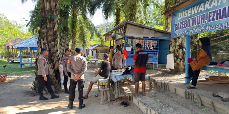 Sambangi Wisata Sungai Sulili, Tim SAR Batalyon D Pelopor Beri Rasa Aman kepada Pengunjung
