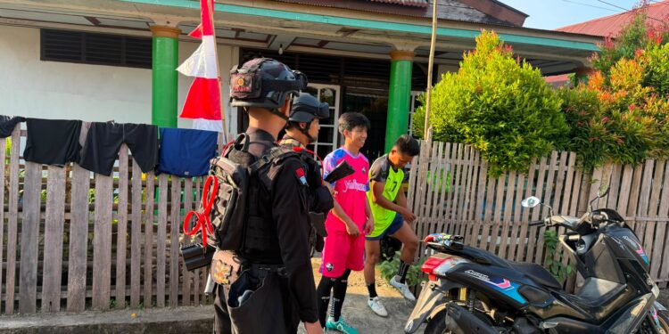 Cegah Perkelahian Kelompok, Batalyon D Pelopor Aktif Sambangi Warga Mancani