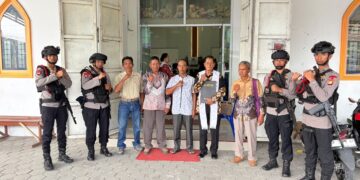 Patroli Kamtibmas di Gereja, Brimob Hadir Berikan Rasa Aman bagi Jemaat