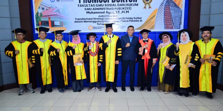 Kompol Dr. Muhammad Agus Raih Doktor Ilmu Administrasi Publik, Kembangkan Model AGUSTIF